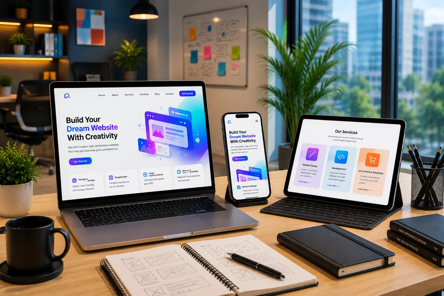 Website Design and Development Services by The Sociate